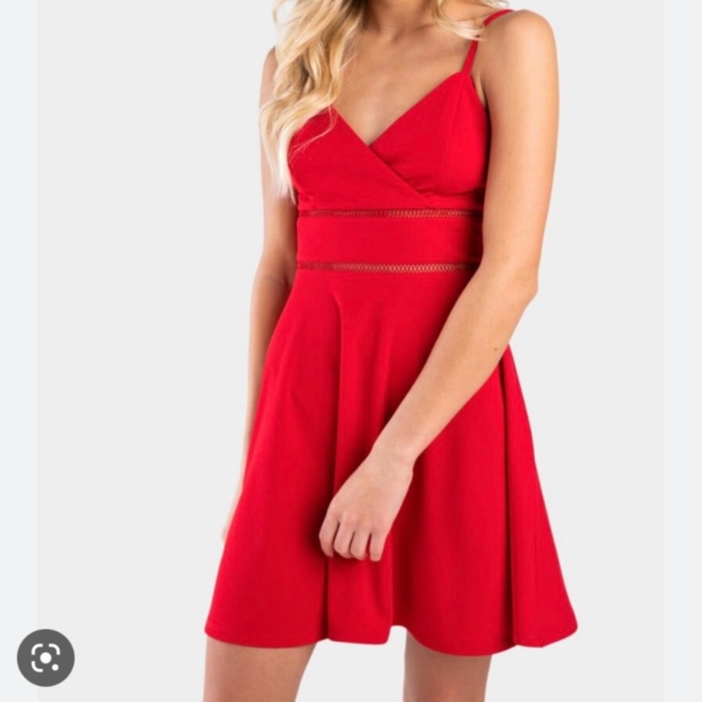 Francesca's Collection Trixxi mini red dress